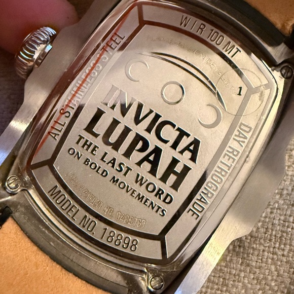 Invicta Lupah Day Retrograde Black Dial Quartz Men’s Watch Model 18898 - Picture 11 of 12